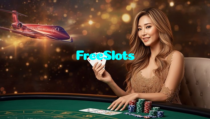 FreeSlots casino presented on mobile device in Pakistan with slots and live games